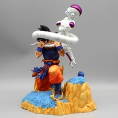 Mô hình DragonBall Goku cắn đuôi frieza - Cao 25cm - rộng 20cm - nặng 1kg - Dragon Ball - Có Hộp màu - N1-K22-T4-S2