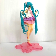 Mô Hình Hatsune Miku cầm tóc - Cao 19cm - nặng 180gram - Figure Miku - Có Hộp màu - N1-K35-T1-S1