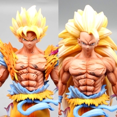 Mô hình DragonBall SonGoku SSJ3 hàng cao cấp siêu ngầu - Cao 35cm - nặng 3kg - Phụ Kiện : 2 thân + 2 Bệ đỡ thân + 2 đầu thay thế - Dragon Ball - Có Hộp màu - N1-K39-T5-S1