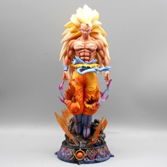 Mô hình DragonBall SonGoku SSJ3 hàng cao cấp siêu ngầu - Cao 35cm - nặng 3kg - Phụ Kiện : 2 thân + 2 Bệ đỡ thân + 2 đầu thay thế - Dragon Ball - Có Hộp màu - N1-K39-T5-S1