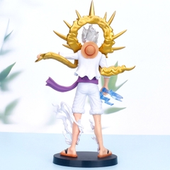 Bản 28cm Box Nhựa  Hộp bóng kính - Mô hình OnePiece- Luffy Gear 5 Nika trắng vòng vàng Cao 28cm bản có vũ khí cầm tay  - OnePiece  - Có Hộp Đẹp - N4-K15