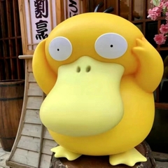 Hàng Loại 1 - Mô Hình POKEMON Vịt Koduck - Cao 38cm - rộng 25cm - nặng 3kg5 - Phụ kiện : 1 tóc + 3 mắt thay thế - Bộ Pokemon - Có Vỏ Hộp màu - N1-K37-T4-S4