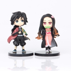Mô hình đồ chơi - Bộ 6 Nhân Vật Lưỡi Quỷ  - Kimetsu No Yaiba - No Box - N3-K45-T2-S1