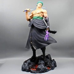 Mô Hình OnePiece Zoro enma dáng đứng siêu ngầu - Cao 50cm - rộng 26cm - nặng 3kg - Phụ Kiện : 5 đầu thay thế + Đế - BOX bìa Cator - Figure OnePiece -  N1