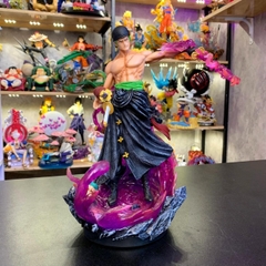 Mô Hình OnePiece Zoro enma - Cao 29cm - nặng 1kg8 - Phụ kiện : Kiếm + 2 đầu , Figure OnePiece -  có hộp màu