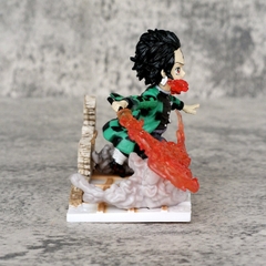 Mô Hình Kimetsu No Yaiba tanjirou chiến đấu - Cao 9cm - nặng 130gram - Phụ kiện : Kiếm - Figure Thanh gươm diệt quỷ - Có Vỏ Hộp màu - N1-K45-T4-S2-S3