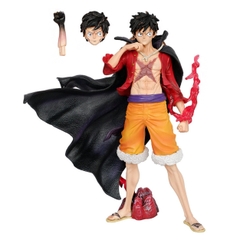 Mô Hình OnePiece Luffy Áo choàng - Cao 22cm - nặng 450gram - Phụ kiện : 2 đầu + 2 tay + 1 đế - Figure OnePiece - Có Hộp - N4-K15