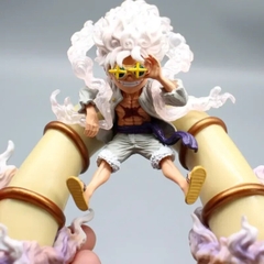 Mô Hình OnePieceLuffy gear 5 đu dây đeo kính ngôi sao - Cao 12cm - nặng 260gram , Figure OnePiece - có vỏ hộp màu - N1-K32-T4-S3