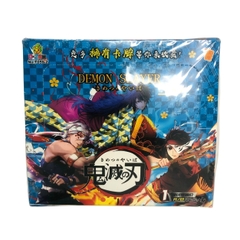 Pack anime kimetsu no yaiba  - 1 Hộp = 32PACK - Mỗi pack có 5 thẻ- Cao 13cm - rộng 14cm