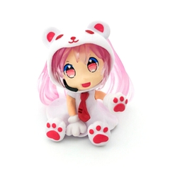 Mô Hình Hatsune Miku chibi ngồi màu hồng - Cao 6cm - nặng 100gram - Figure Miku - no box