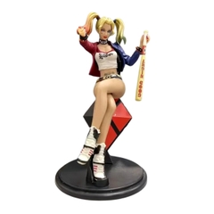 Mô Hình harley quinn - Cao 11cm - nặng 700gram - Phụ Kiện : gậy + đế - harley quinn - no box N1-K39-T4-S1