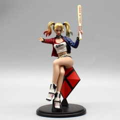 Mô Hình harley quinn - Cao 11cm - nặng 700gram - Phụ Kiện : gậy + đế - harley quinn - no box N1-K39-T4-S1