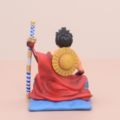 Mô Hình OnePiece Luffy Wano ngồi cầm kiếm - 10cm - rộng 8cm - nặng 180gram - Phụ kiện : kiếm + Đế - Figure OnePiece - Có Hộp - N1-K47-T3-S2