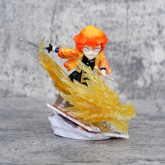 Mô Hình Kimetsu No Yaiba Zenitsu chibi chiến đấu - Cao 8,5cm - nặng 190gram - Phụ kiện : Kiếm - Figure Thanh gươm diệt quỷ - Có Vỏ Hộp màu - N1-K44-T4-S2-S3