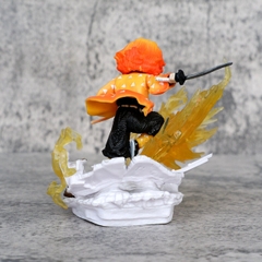 Mô Hình Kimetsu No Yaiba Zenitsu chibi chiến đấu - Cao 8,5cm - nặng 190gram - Phụ kiện : Kiếm - Figure Thanh gươm diệt quỷ - Có Vỏ Hộp màu - N1-K44-T4-S2-S3