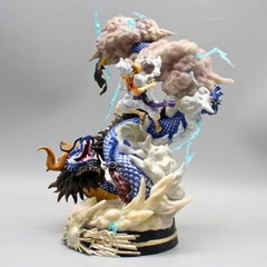Mô Hình OnePiece Luffy Gear 5 đại chiến rồng Kaido - Cao 23cm - rộng 18cm - nặng 1kg2 - Figure OnePiece - no box - K16-T4-S2