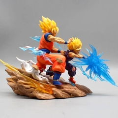 Mô hình DragonBall Goku và Gohan đại chiến cell bọ hung - Cao 13cm - rộng 20cm - nặng 410gram - Dragon Ball - Có Hộp màu - N1-K25-T4-S2