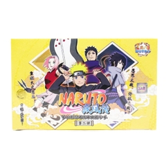 Pack anime thẻ Naruto cam ( 36 Pack 1 hộp - 1 Pack có 5 thẻ ) - dài 20 - cao 13cm - Hộp màu