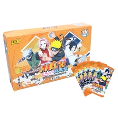 Pack anime thẻ Naruto Cam ( 36 Pack 1 hộp - 1 Pack có 5 thẻ ) - dài 20 - cao 13cm - Hộp màu