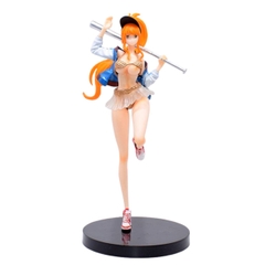 Mô Hình OnePiece Nami Bóng chày - Cao 20cm - nặng 100gram - Phụ Kiện : Đế + Gậy Bóng chày - Figure OnePiece - Box Nhựa - Hộp màu