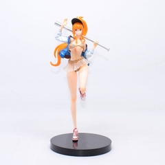 Mô Hình OnePiece Nami Bóng chày - Cao 20cm - nặng 100gram - Phụ Kiện : Đế + Gậy Bóng chày - Figure OnePiece - Box Nhựa - Hộp màu