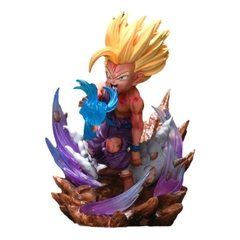 Mô hình DragonBall Gohan chibi chiến đấu - Cao 12cm - nặng 290gram - Dragon Ball - Có Hộp màu - N1-K50-T3-S2