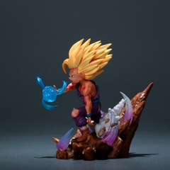 Mô hình DragonBall Gohan chibi chiến đấu - Cao 12cm - nặng 290gram - Dragon Ball - Có Hộp màu - N1-K50-T3-S2