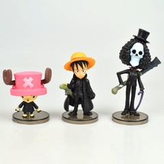 Mô hình OnePiece combo 6 nhân vật áo đen Cao 5-7cm - nặng 150Gram- Figure OnePiece - No Box - N3-K42-T2-S1