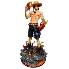 Mô Hình ACE  OnePiece dáng đứng siêu ngầu - cao 73cm - nặng 6kg5 - phụ kiện : 2 đầu + 1 dây sạc - Figure OnePiece - Có Hộp xốp + Box Bìa N2