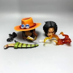Mô Hình ACE  OnePiece dáng đứng siêu ngầu - cao 73cm - nặng 6kg5 - phụ kiện : 2 đầu + 1 dây sạc - Figure OnePiece - Có Hộp xốp + Box Bìa N2
