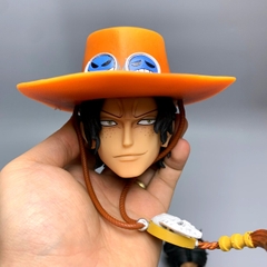 Mô Hình ACE  OnePiece dáng đứng siêu ngầu - cao 73cm - nặng 6kg5 - phụ kiện : 2 đầu + 1 dây sạc - Figure OnePiece - Có Hộp xốp + Box Bìa N2