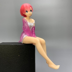 Mô Hình RE:ZERO Rem tóc Hồng - Cao 17cm - nặng 100Gram - No Box : bọc túi OPP -