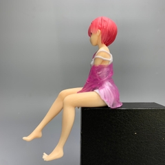 Mô Hình RE:ZERO Rem tóc Hồng - Cao 17cm - nặng 100Gram - No Box : bọc túi OPP -