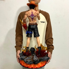 Mô Hình ACE  OnePiece dáng đứng siêu ngầu - cao 73cm - nặng 6kg5 - phụ kiện : 2 đầu + 1 dây sạc - Figure OnePiece - Có Hộp xốp + Box Bìa N2