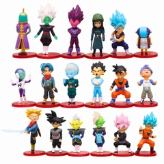 Mô hình DragonBall Bộ 18 nhân vật trong Dragon ball - SKU : db176 - Cao 5-7cm - nặng 350gram - Dragon Ball - no box , bọc túi opp - N3-K50-T2-S1