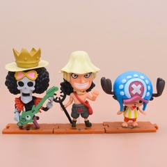 Mô hình OnePiece Bộ 10 Nhân Vật Chibi One Piece - Cao 7-10cm - nặng 500Gram - Figure OnePiece - No Box - N3-ST2