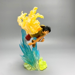 Mô Hình OnePiece Luffy Chiến đấu trong bộ 2 Luffy vs Ace - Cao 17cm - nặng 150Gram , Figure OnePiece - no box - N1-K47-T1-S2