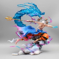 Mô Hình One Piece Enel Rồng Sét chiến đấu - Cao 33cm - nặng 1kg2 - Phụ kiện : 1 đinh Ba + LED - Figure OnePiece - Có Hộp Màu
