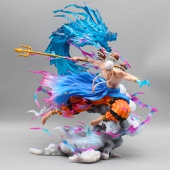 Mô Hình One Piece Enel Rồng Sét chiến đấu - Cao 33cm - nặng 1kg2 - Phụ kiện : 1 đinh Ba + LED - Figure OnePiece - Có Hộp Màu