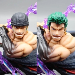 Mô Hình OnePiece Zoro Đứng trên Tượng quỷ Asura - Cao 50cm - nặng 5kg - Phụ Kiện : LED + 2 đầu + 2 Kiếm -  Figure OnePiece -  Có Hộp - N1-K45-T5-S1