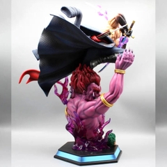 Mô Hình OnePiece Zoro Đứng trên Tượng quỷ Asura - Cao 50cm - nặng 5kg - Phụ Kiện : LED + 2 đầu + 2 Kiếm -  Figure OnePiece -  Có Hộp - N1-K45-T5-S1