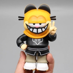 Mô Hình Meme Masked cat ( châu tinh trì đội mũ mèo ) - cao 14cm - nặng 250Gram -  Figure Meme hài hước -  Có Hộp màu