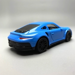 Mô Hình xe Porsche 911 màu xanh tỉ lệ 1:43 Hợp kim có thể mở cửa - bánh sau chạy cót - Dài 10cm - cao 3cm - nặng 200gram - Figure Oto - FULL BOX : box màu - SKU : oto18 số26