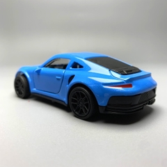 Mô Hình xe Porsche 911 màu xanh tỉ lệ 1:43 Hợp kim có thể mở cửa - bánh sau chạy cót - Dài 10cm - cao 3cm - nặng 200gram - Figure Oto - FULL BOX : box màu - SKU : oto18 số26