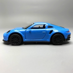 Mô Hình xe Porsche 911 màu xanh tỉ lệ 1:43 Hợp kim có thể mở cửa - bánh sau chạy cót - Dài 10cm - cao 3cm - nặng 200gram - Figure Oto - FULL BOX : box màu - SKU : oto18 số26