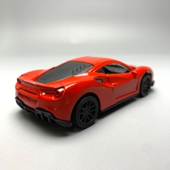 Mô Hình xe Ferrari 488 GTB Đỏ tỉ lệ 1:43 Hợp kim có thể mở cửa - bánh sau chạy cót - Dài 10cm - cao 3cm - nặng 200gram - Figure Oto - FULL BOX : box màu số4
