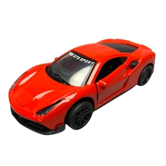 Mô Hình xe Ferrari 488 GTB Đỏ tỉ lệ 1:43 Hợp kim có thể mở cửa - bánh sau chạy cót - Dài 10cm - cao 3cm - nặng 200gram - Figure Oto - FULL BOX : box màu số4