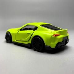 Mô Hình xe Toyota Supra xanh nõn chuối tỉ lệ 1:43 Hợp kim có thể mở cửa - bánh sau chạy cót - Dài 10cm - cao 3cm - nặng 200gram - Figure Oto - FULL BOX - SKU : oto16 - K63-T2-S5