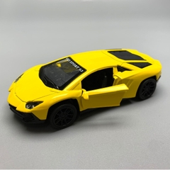 Mô Hình xe Lamborghini Huracan Vàng tỉ lệ 1:43 Hợp kim có thể mở cửa - bánh sau chạy cót - Dài 10cm - cao 3cm - nặng 200gram - Figure Oto - FULL BOX : SKU : OTO15 số 6