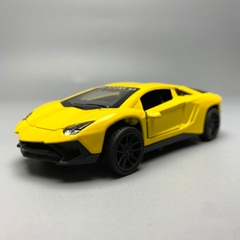 Mô Hình xe Lamborghini Huracan Vàng tỉ lệ 1:43 Hợp kim có thể mở cửa - bánh sau chạy cót - Dài 10cm - cao 3cm - nặng 200gram - Figure Oto - FULL BOX : SKU : OTO15 số 6